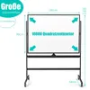 GOPLUS Whiteboard 120x90cm mit Rollen abschließbar, mit Produktbild-Vorschau 6