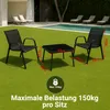 Black Forest Klassisches Gartenmöbel-Set aus Textilene, Produktbild-Vorschau 6
