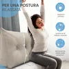 Cuscino per schienale ELONEO largo 200 cm, cuscino a cuneo Anteprima dell’immagine prodotto 6
