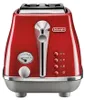 De’Longhi Icona Capitals, 2 Scheibe(n), Rot, Edelstahl, Produktbild-Vorschau 1