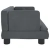vidaXL Hundebett Dunkelgrau 60x40x30 cm Samt -  Hundebetten Produktbild-Vorschau 5
