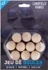 Boules de pétanque en bois couleur naturelle 10pcs. Voir les images du produit 1