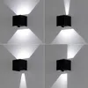 LED Wandleuchte TRUF 6W Schwarz Wandlampe Außenleuchte Produktbild-Vorschau 1