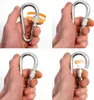 2x 230kg Hängesessel Kette -100cm Aufhängung 4 Karabiner Produktbild-Vorschau 3