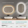 EMKE Miroir de salle de bain LED 80x60cm antibuée éclairage Voir les images du produit 6