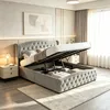 INONEFT Polsterbett 140x190cm, Boxspringbett, Bettgestell Produktbild-Vorschau 1