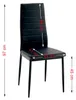 Modernes Esszimmer-Set Küche Tisch Und 4 Stühle Viki Weiß / Produktbild-Vorschau 7
