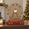 Pueblo navideño, escena navideña con un molino Vista previa de la imagen del producto 3