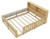 Flachbett, Gitterbett, 140 x 200 cm, Kinderbett mit Gitter, Produktbild-Vorschau 11