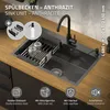 Zlewozmywak kuchenny ML-Design z wyciąganym odpływem i Podgląd zdjęcia produktu 2