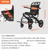 VEVOR Rollstuhl, leichter Aluminium-Transportstuhl für Produktbild-Vorschau 7
