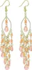 Orecchini Boho da donna con pendente orientale, bianco, Anteprima dell’immagine prodotto 3