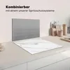 KitchenYeah® Kryt varné desky mramor - strukturovaný - bílý Náhled obrázku produktu 3