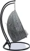 HOME DELUXE - Polyrattan Hängesessel TWIN Grau - komplett Produktbild-Vorschau 10