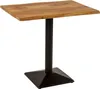 Bistrotisch Baumkante massiv 80 x 60 cm Akazie natur Produktbild-Vorschau 2