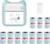Mini Thermodrucker,Schwarz-Weiß-Fotodrucker Sofortdrucker Produktbild-Vorschau 1