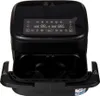 An open black air fryer with its digital display visible. Voir les images du produit