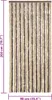 vidaXL Záclona Fly tmavě hnědá a béžová 90x200 cm žinylka Náhled obrázku produktu 7