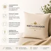 Dekoračný vankúš pre Moët & Chandon, farba béžová – Luxusný Náhľad obrázku produktu 3