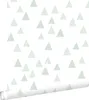 ESTAhome tapety grafické trojúhelníky mátově zelené 53 cm x Náhled obrázku produktu 1