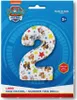 Paw Patrol Star Nummer 2 Folienballon 66 cm Produktbild-Vorschau 2