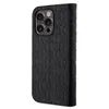 A black Karl Lagerfeld Saffiano Monogram Book Case for an iPhone 14 Pro Max is shown against a white background. Produktbild-Vorschau