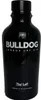 A black bottle of Bulldog London Dry Gin against a white background. Produktbild-Vorschau