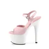 ADORE-709 Damen Sandale von Pleaser, Rosa Weiß , EU 39, US Produktbild-Vorschau 3