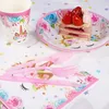 Geburtstagsparty-Set, Einhorn-Party-Set, 114-teilig, Produktbild-Vorschau 5