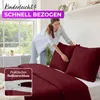 EllaTex Premium Mikrofaser Bettwäsche 200x220 + 2x 80x80 cm Produktbild-Vorschau 4