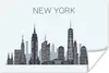 MuchoWow® Poster New York - Amerika - Skyline 30x20 cm - Produktbild-Vorschau 1