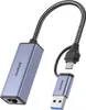 BENFEI kabeladapter USB 3.0/USB C auf Gigabit Ethernet Produktbild-Vorschau 1