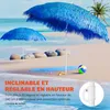 KINGSLEEVE® Ombrellone Stile Hawaii Ø160 cm Inclinabile e Anteprima dell’immagine prodotto 8