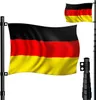 KESSER® Teleskop Fahnenmast Aluminium 6,30m Bodenhülse 60cm Produktbild-Vorschau 1