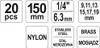 Yato YT-08195, zwart, oranje, wit, messing, nylon, Productafbeelding-voorbeeld 3