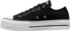 A side view of a black Converse Chuck Taylor All Star Lift Platform sneaker. Voir les images du produit