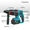 A diagram of a cordless hammer drill with various parts labeled in German. Produktbild-Vorschau
