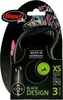 Flexi Black Design XS lanko 3 m ružové 8 kg Náhľad obrázku produktu 2