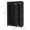 SONGMICS Stoffschrank schwarz mit Stange und Tür XL 175 x Produktbild-Vorschau 8