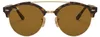 Occhiali da sole Ray-Ban Clubround con montatura a doppia Anteprima dell’immagine prodotto 2