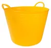 Auge en plastique n°3 Flextub - Jaune - 40 L - RUBI - 88720 Voir les images du produit 4