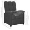 vidaXL Poltrona relax in tessuto grigio scuro Anteprima dell’immagine prodotto 18