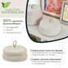 HMF Aufbewahrungskorb Badezimmer rund, Korb mit Deckel aus Produktbild-Vorschau 2