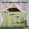 Blumenständer für Hochzeit - Set mit 4 - Stahlrohr - Produktbild-Vorschau 5