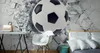 Muralo Vlies Fototapete für Jugendzimmer FUßBALL Beton Produktbild-Vorschau 3