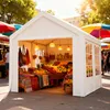 3x3m Partyzelt Festzelt Pavillon Carport Gartenzelt Produktbild-Vorschau 2