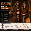 Mönch Kostüm Priester – Mönchskutte mit Kreuz & Kaputze – Produktbild-Vorschau 6