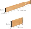 Relaxdays Schubladentrenner, 10 tlg. Set, verstellbare Produktbild-Vorschau 6