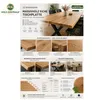 Tischplatte Eiche massiv 4 cm 200cm Länge mit Baumkante Produktbild-Vorschau 8