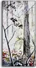 Leinwand Wanduhr Wandkunst Uhr 30x60 Malerei Abstrakte Wald Produktbild-Vorschau 1
